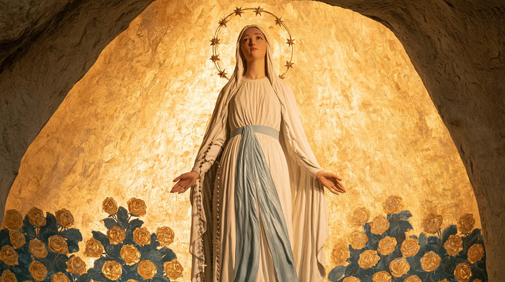 Our Lady of Lourdes Devotional Portrait · Landscape no. 13