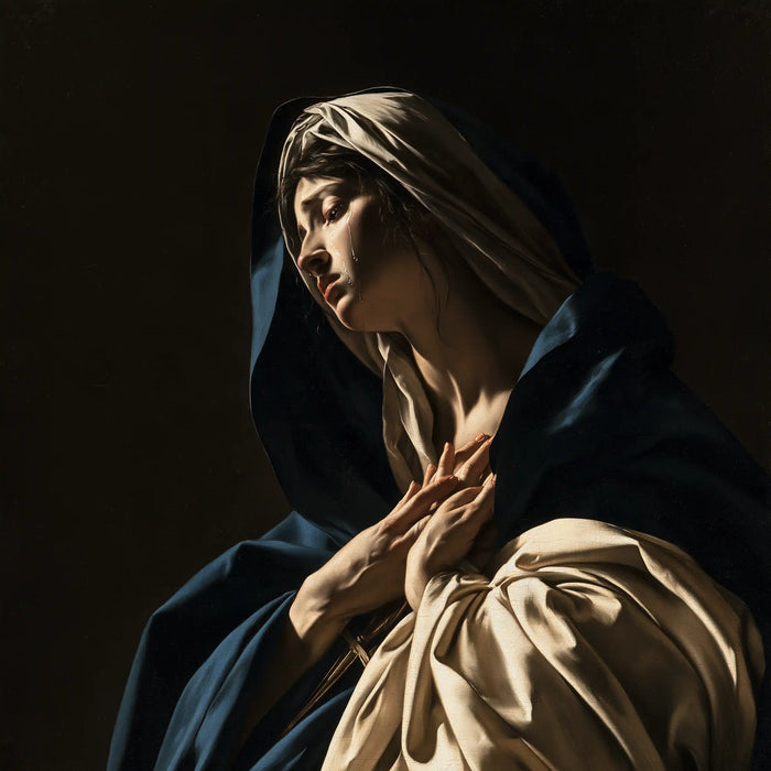 Our Lady of Sorrows — Sorrow in Ivory Satin