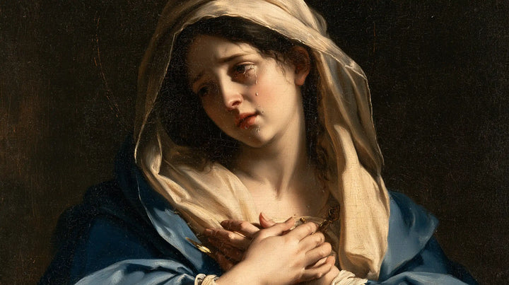 Our Lady of Sorrows — Grief beneath the Transparent Veil