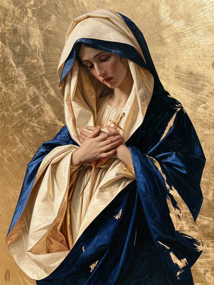 Our Lady of Sorrows — Contemplation with Ivory Panels