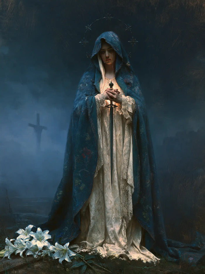 Our Lady of Sorrows — The Robe Woven with Cool Light