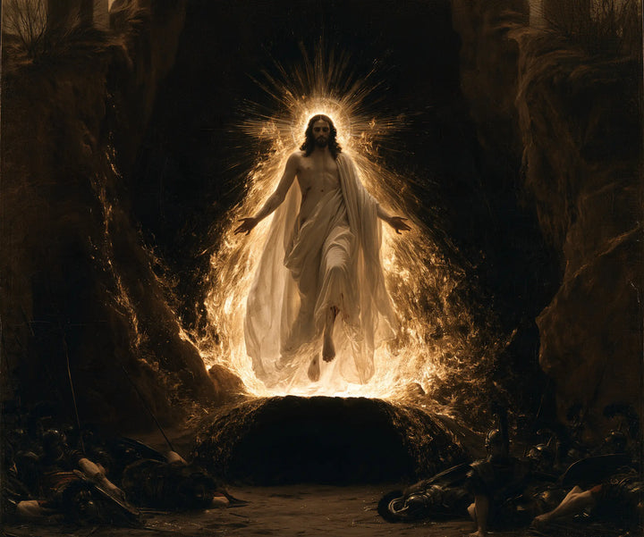 The Resurrection of Jesus Christ - Black and Gold · Landscape n° 4
