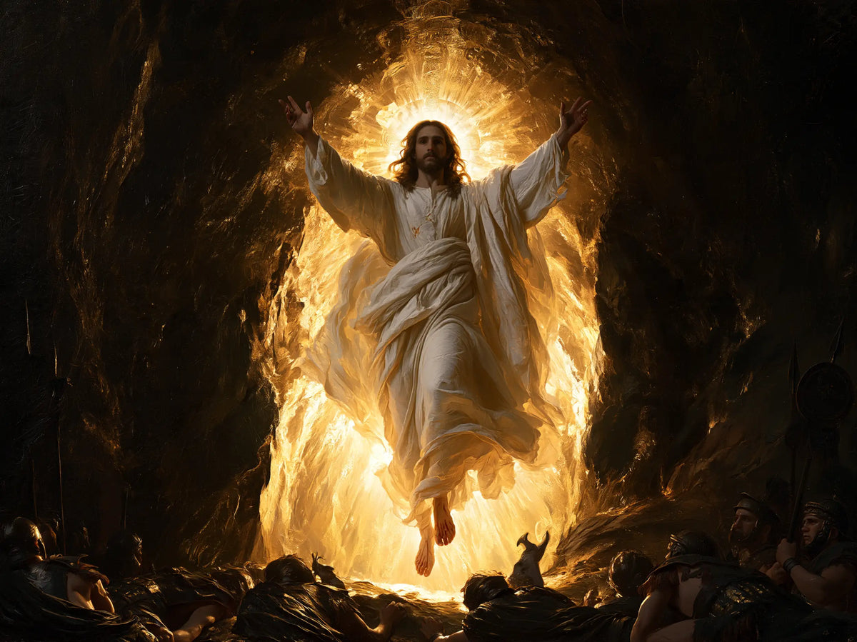 The Resurrection of Jesus Christ - Black and Gold · Landscape n° 7