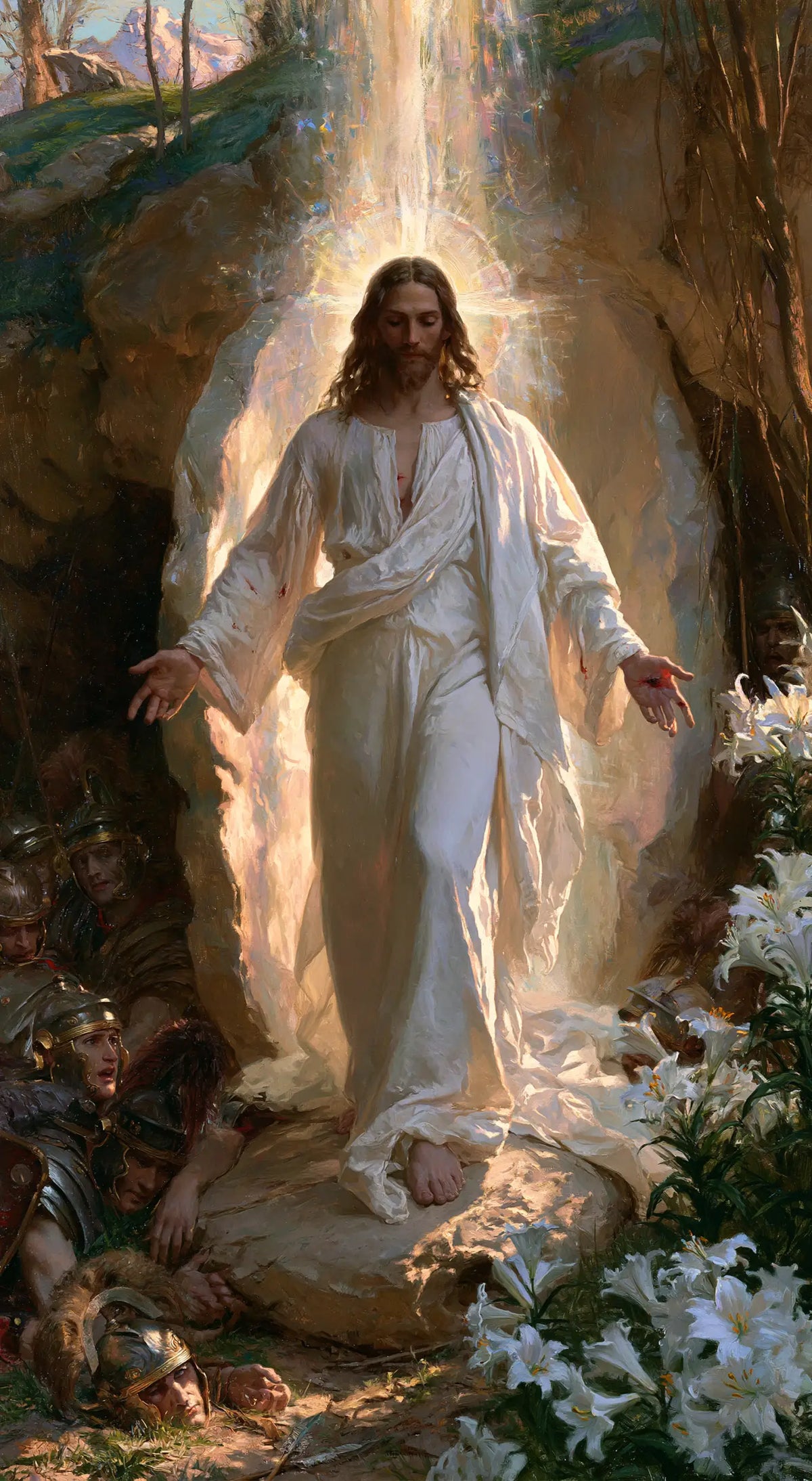The Resurrection of Jesus Christ — The White Column amid the Lilies