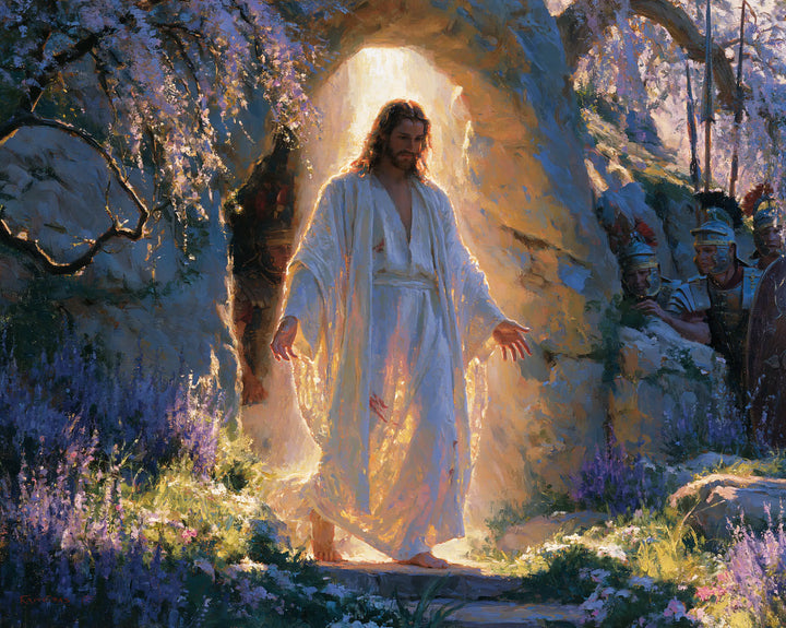 The Resurrection of Jesus Christ — The Threshold beneath the Bluish Vault