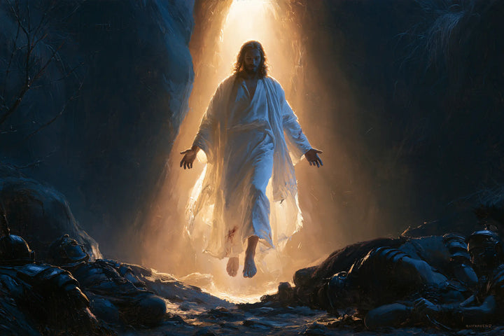 The Resurrection of Jesus Christ - Midnight-blue Chiaroscuro · Landscape n° 16