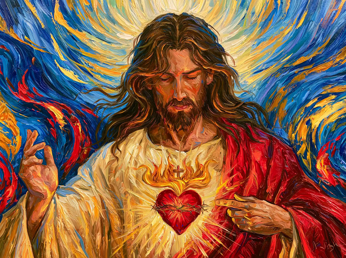 Sacred Heart of Jesus – Post-Impressionist · Landscape no. 3