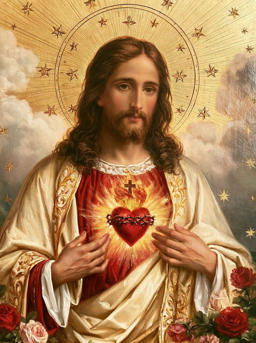 Sacred Heart of Jesus – Symbolist · Portrait no. 13