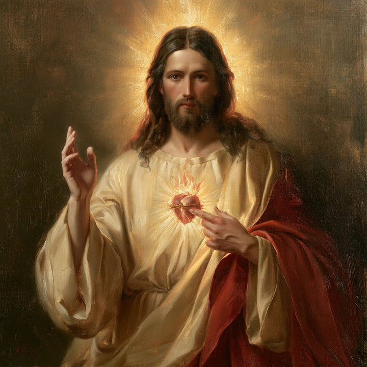 Sacred Heart of Jesus - The Heart as Central Symbol · Square n° 7
