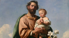 Saint Joseph with the Child Jesus – Florentine Renaissance · Landscape no. 7