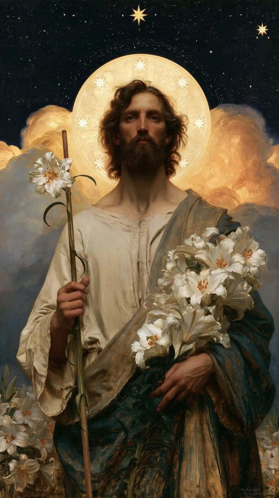 Saint Joseph – Symbolist · Portrait no. 7