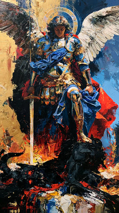 Saint Michael the Archangel – Expressionist · Portrait no. 5