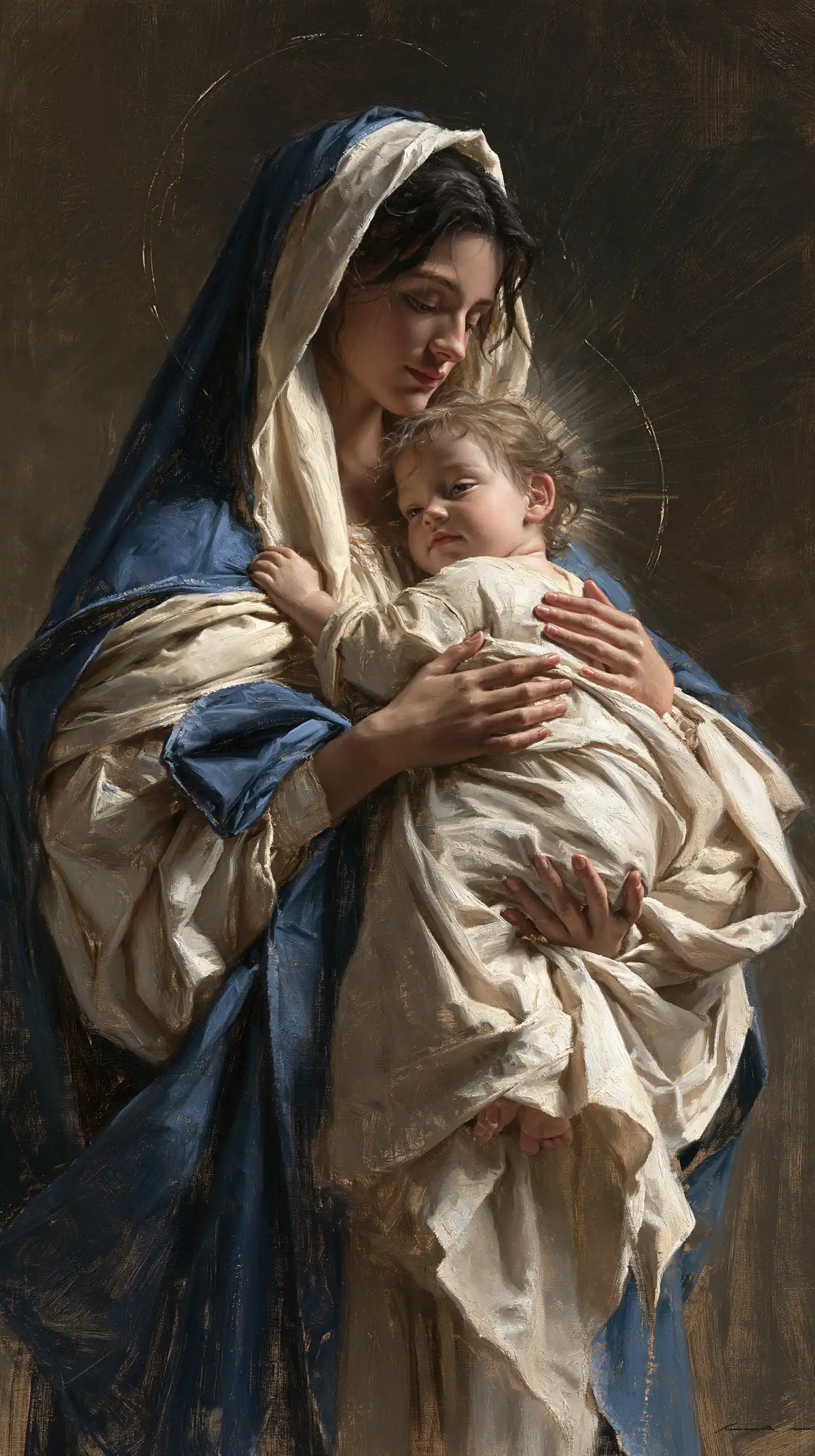 Virgin Mary and Child Jesus - Mary Presenting the Child Jesus · Portrait n° 6