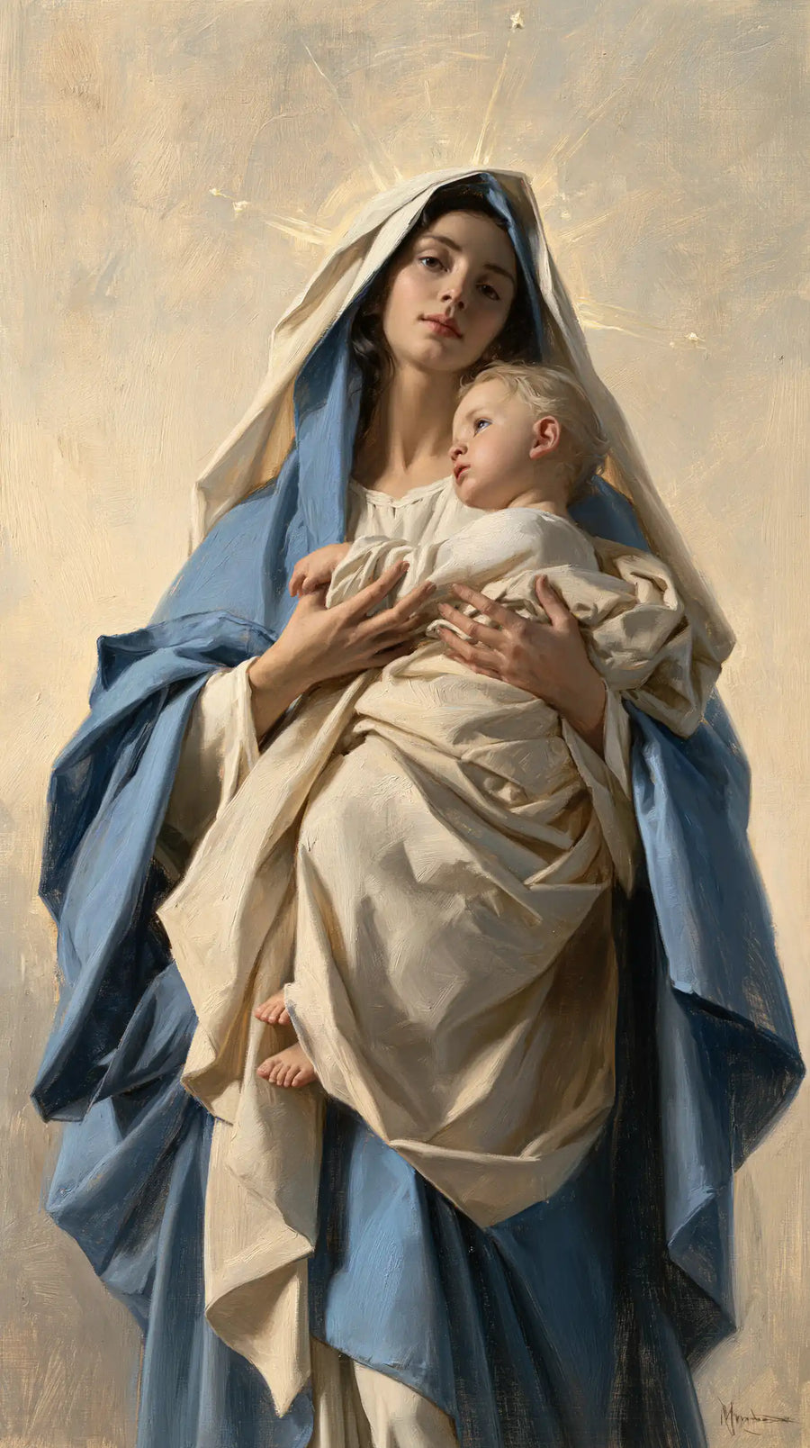 Virgin Mary and Child Jesus - Mary Presenting the Child Jesus · Portrait n° 17