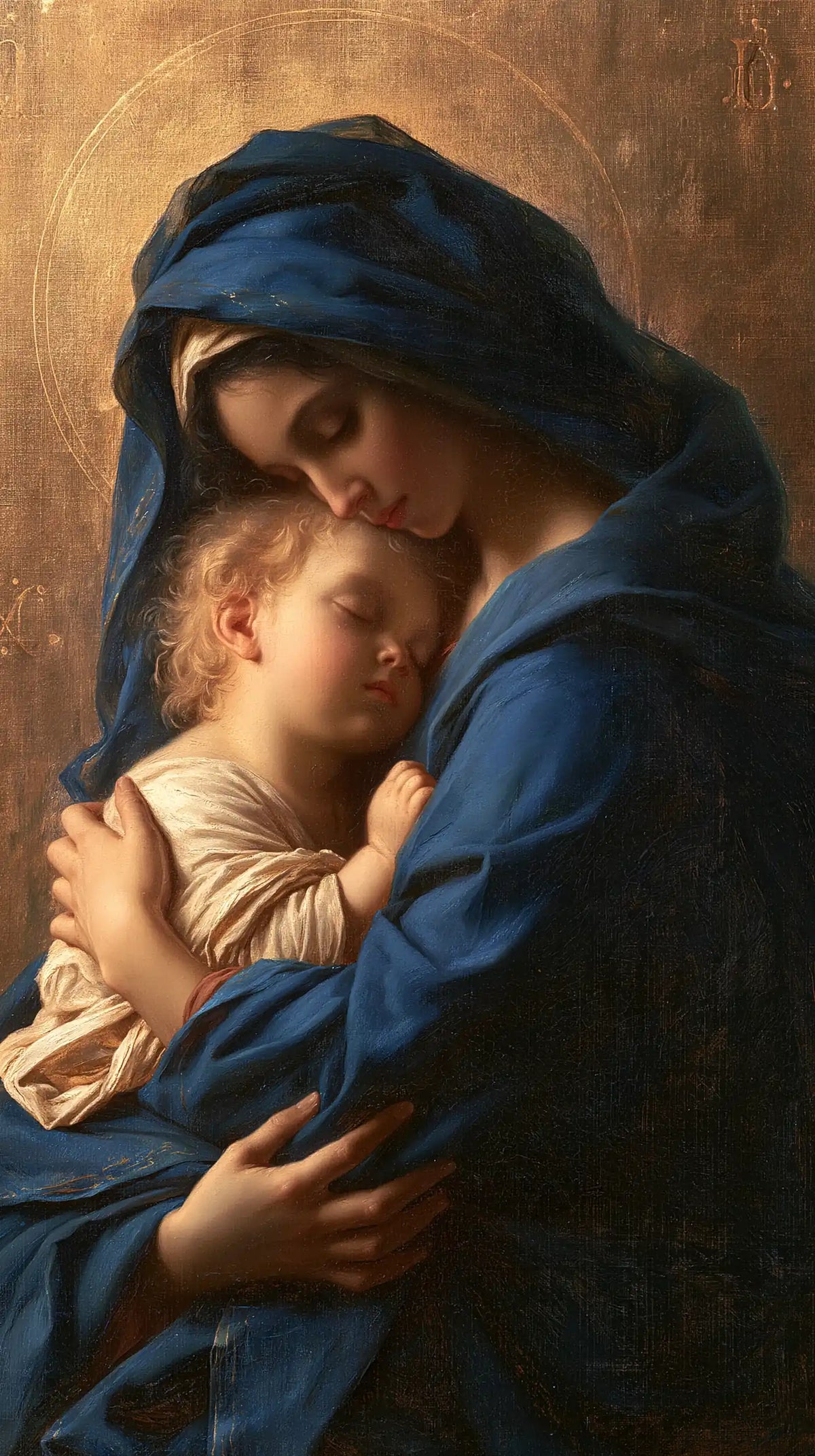 The Virgin and Child — A Kiss at the Shelter’s Summit