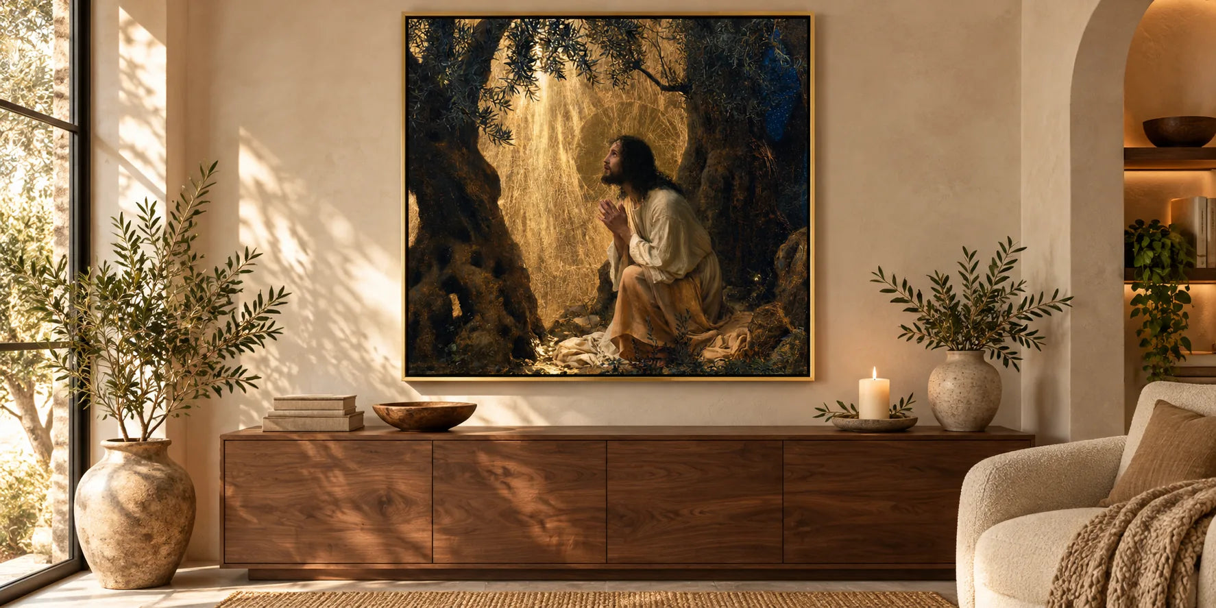 Jesus in Gethsemane