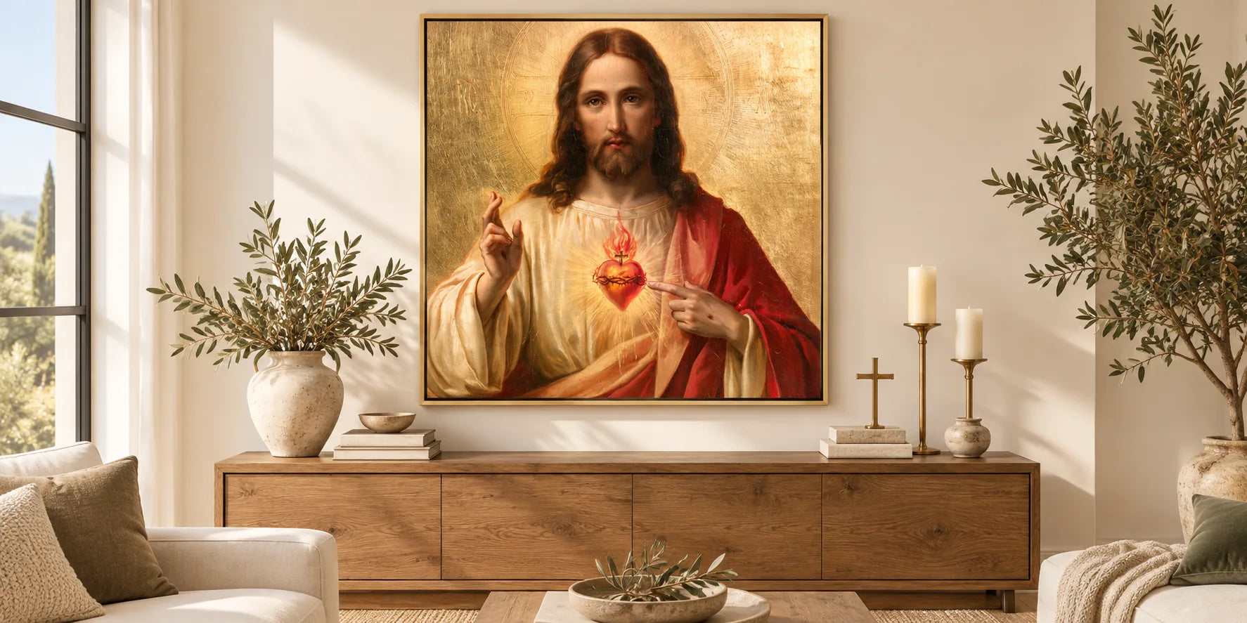 Sacred Heart of Jesus - Contemporary Minimalism